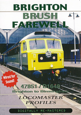 Brighton Brush Farewell - Class 47 47851 Brighton to Birmingham